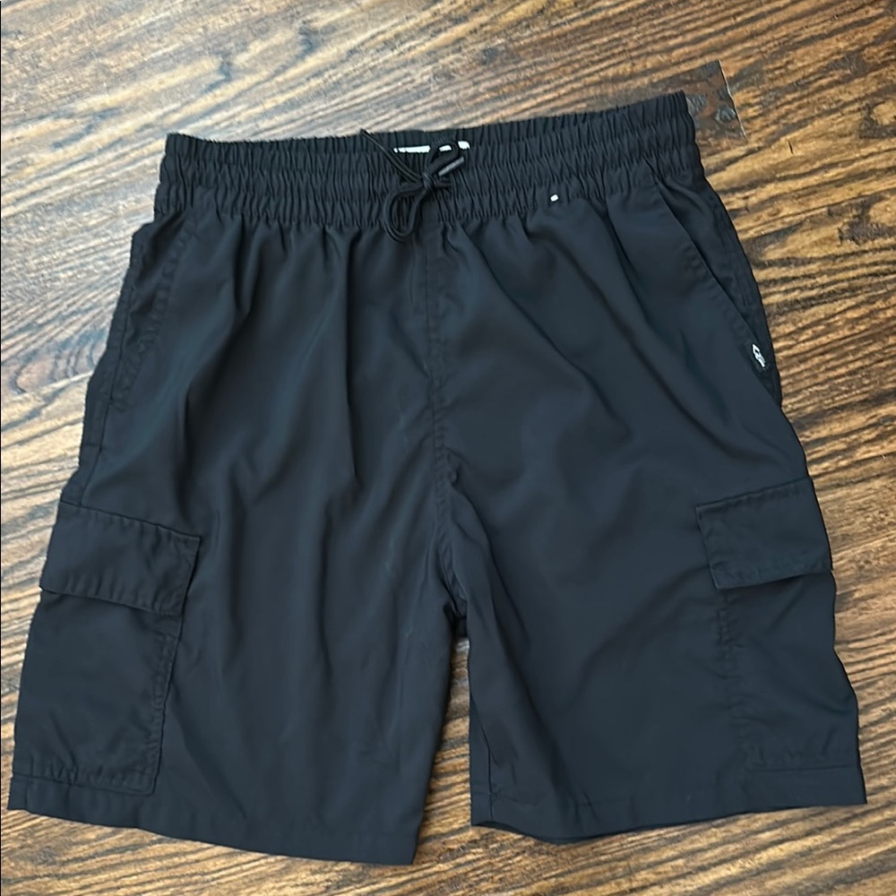 Abercrombie Kids Black Drawstring Shorts